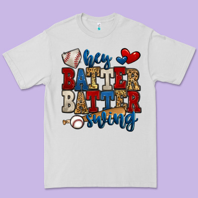 Hey Batter Batter Swing Baseball Premium Tee Designed By Jasminsmagicworld