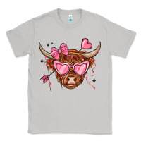 Moon Dust valentines day long haired cow Classic Tee - MaliasSmallBusiness