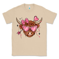 Mushroom valentines day long haired cow Classic Tee - MaliasSmallBusiness