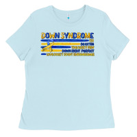 Baby Blue down syndrome Ladies Tee - Artiststas