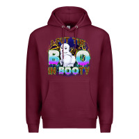 Burgundy i put boo in booty Premium Hoodie - CowGirlArtShop