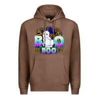 Chestnut i put boo in booty Premium Hoodie - CowGirlArtShop