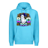 Ocean Blue i put boo in booty Premium Hoodie - CowGirlArtShop
