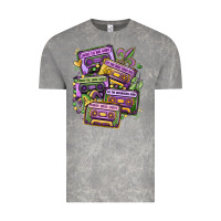 Cloud Rock mardi gras cassette tapes Vintage Tee - MaliasSmallBusiness