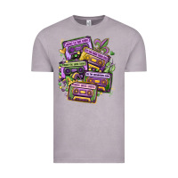 Vintage Zinc mardi gras cassette tapes Vintage Tee - MaliasSmallBusiness