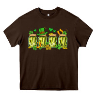 Chocolate Brown st. patricks day pickle Heavy Core Tee - Artiststas