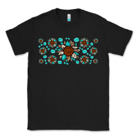 Black cowhide leopard sunflower gemstone Classic Tee - JahusDesignShop