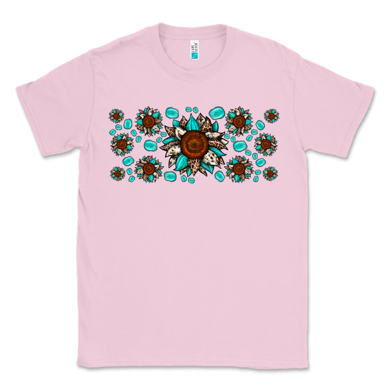 Cowhide Leopard Sunflower Gemstone Classic Tee by JahusDesignShop | Teevron