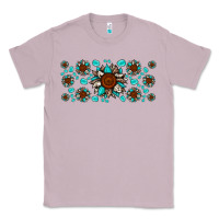 Lilac cowhide leopard sunflower gemstone Classic Tee - JahusDesignShop