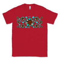 Red cowhide leopard sunflower gemstone Classic Tee - JahusDesignShop