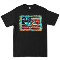 Black flag cactus horseshoe Premium Tee - AdoDesignShop