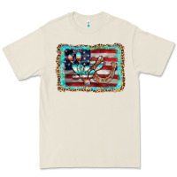 Bone flag cactus horseshoe Premium Tee - AdoDesignShop