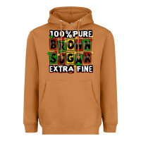 Meerkat 100 pure brown sugar extra fine Heavyweight Hoodie - CowGirlArtShop