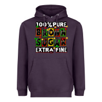 Plum 100 pure brown sugar extra fine Heavyweight Hoodie - CowGirlArtShop