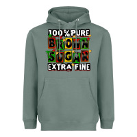 Sage 100 pure brown sugar extra fine Heavyweight Hoodie - CowGirlArtShop