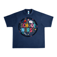 Navy school nurse Urban Heavy Tee - MaliasSmallBusiness