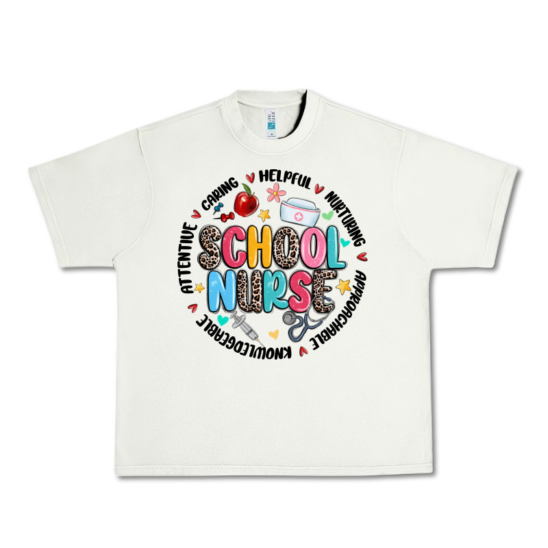 School Nurse Urban Heavy Tee by MaliasSmallBusiness | Teevron