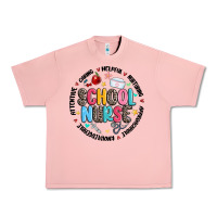 Salmon school nurse Urban Heavy Tee - MaliasSmallBusiness