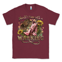Burgundy shouldve come with a warning boots  cowboy Classic Tee - NancyCooperArtShop