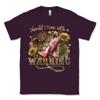 Plum shouldve come with a warning boots  cowboy Classic Tee - NancyCooperArtShop