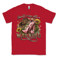 Red shouldve come with a warning boots  cowboy Classic Tee - NancyCooperArtShop