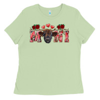Matcha valentines day mini black Ladies Tee - RanaPortraitStore