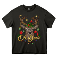Asphalt oh deer Christmas Heavy Core Tee - BundleAndBundleShop