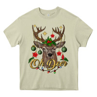 Mossy oh deer Christmas Heavy Core Tee - BundleAndBundleShop