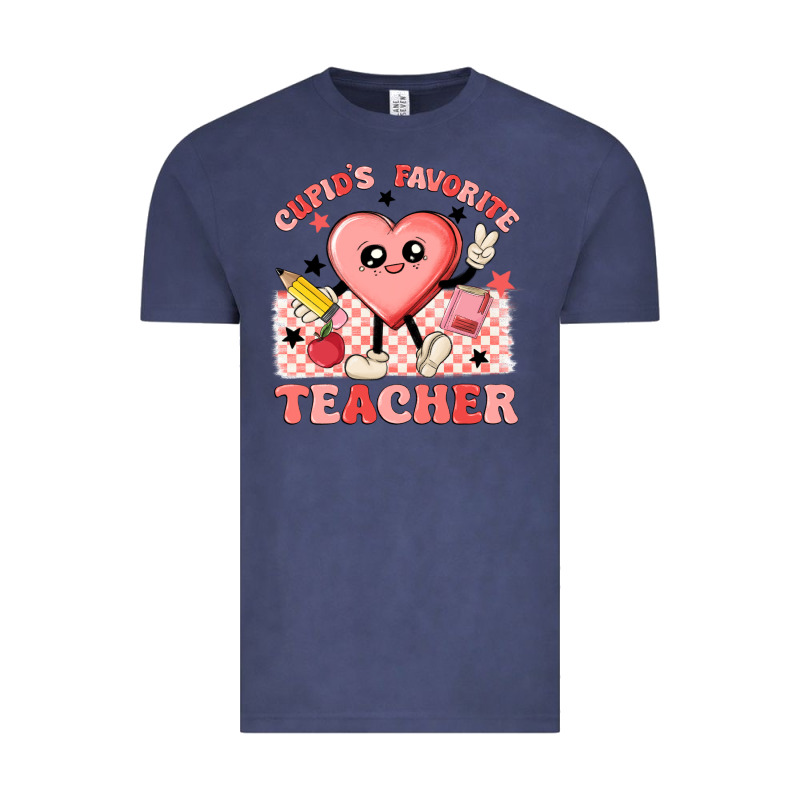 Cupid's Favorite Teacher Vintage Tee by MaliasSmallBusiness | Teevron