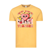 Vintage Mustard cupid's favorite teacher Vintage Tee - MaliasSmallBusiness