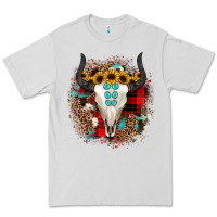 Dove Grey bullskull christmas Premium Tee - JahusDesignShop