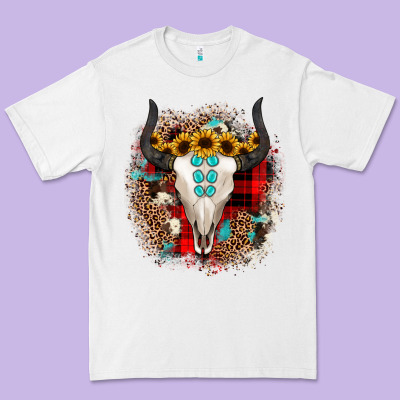 Bullskull Christmas Premium Tee Designed By Jahusdesignshop