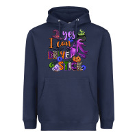 Navy yes i can drive a stick Heavyweight Hoodie - CowGirlArtShop