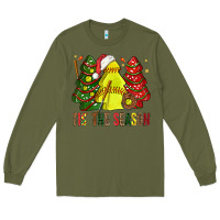 Tis' The Season Softball Christmas Cakes Bbs Long Sleeve Tee | Teevron