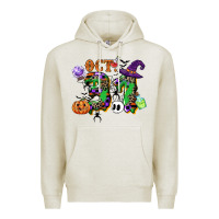 Oatmeal Heather october 31 Premium Hoodie - CowGirlArtShop
