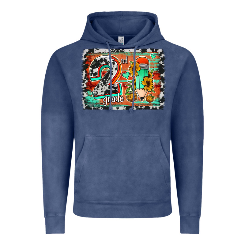 Western Back To School 2nd Grade 2 Vintage Hoodie by Jasminsmagicworld | Teevron