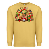 Antique Gold mommys little reindeer christmas Premium Sweatshirt - CowGirlArtShop