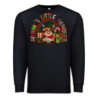 Black mommys little reindeer christmas Premium Sweatshirt - CowGirlArtShop