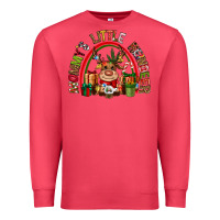 Cardinal mommys little reindeer christmas Premium Sweatshirt - CowGirlArtShop