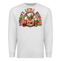 Oatmeal Heather mommys little reindeer christmas Premium Sweatshirt - CowGirlArtShop