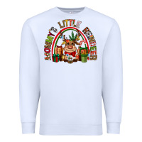White mommys little reindeer christmas Premium Sweatshirt - CowGirlArtShop