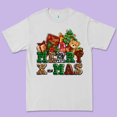 Merry Xmas With Christmas Premium Tee Designed By Adodesignshop