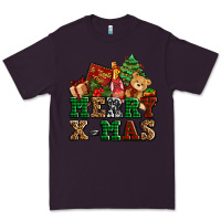 Plum merry xmas with christmas Premium Tee - AdoDesignShop