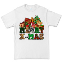 White merry xmas with christmas Premium Tee - AdoDesignShop