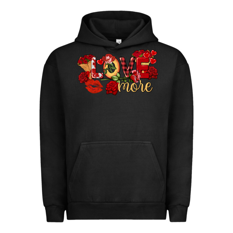 Love More Valentine's Day Urban Hoodie by FaDigitalArtStudio | Teevron