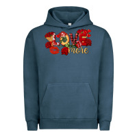 Pigment Midnight Navy love more valentine's day Urban Hoodie - FaDigitalArtStudio
