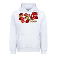 White love more valentine's day Urban Hoodie - FaDigitalArtStudio