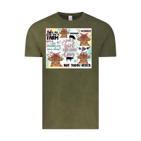 Vintage Olive cow farm life Vintage Tee - MaliasSmallBusiness