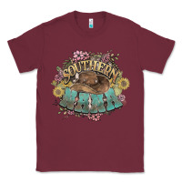 Burgundy southern nana western flowers Classic Tee - NancyCooperArtShop