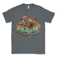Charcoal Heather southern nana western flowers Classic Tee - NancyCooperArtShop